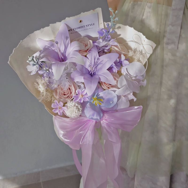 Mermaid Dream Soap Flower Bouquet – photo 3