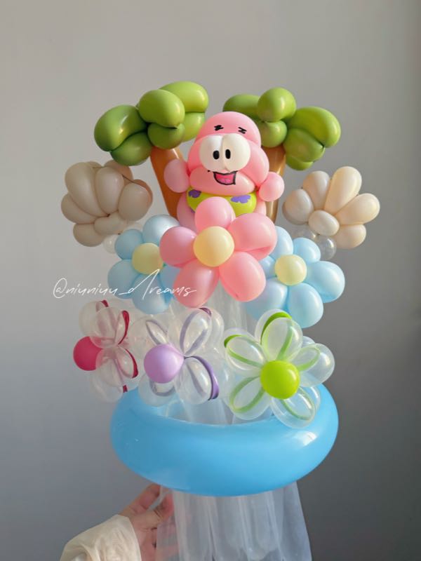 Patrick Star Balloon Bouquet – photo 2