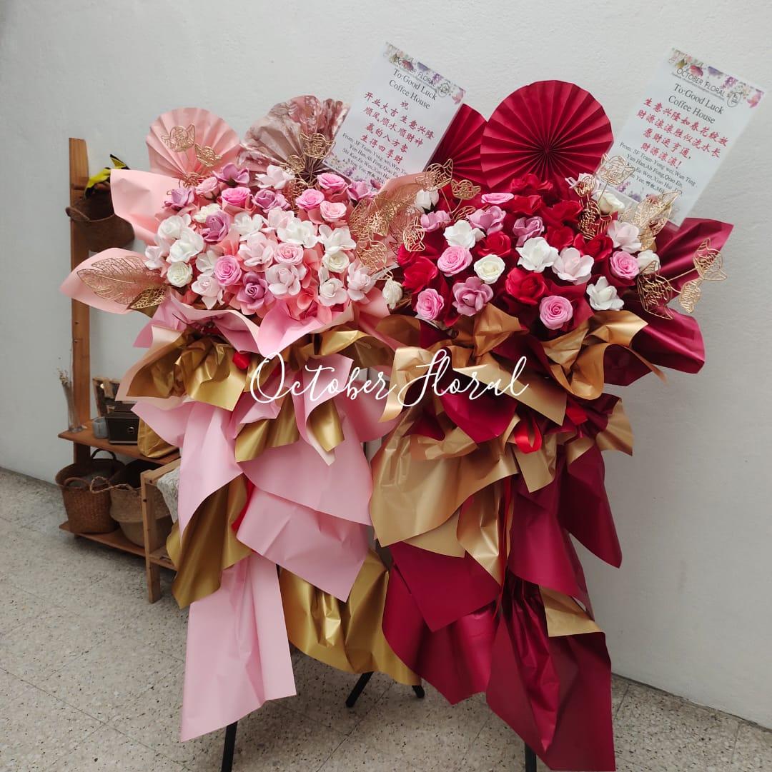 Soap Flower Stand w/ Wealth God – photo 2