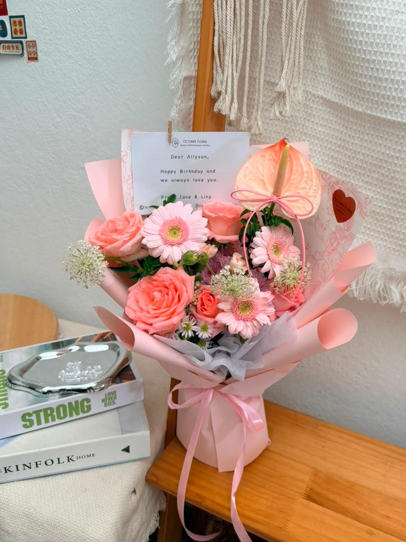 Sweety Pink Korean Style Bouquet