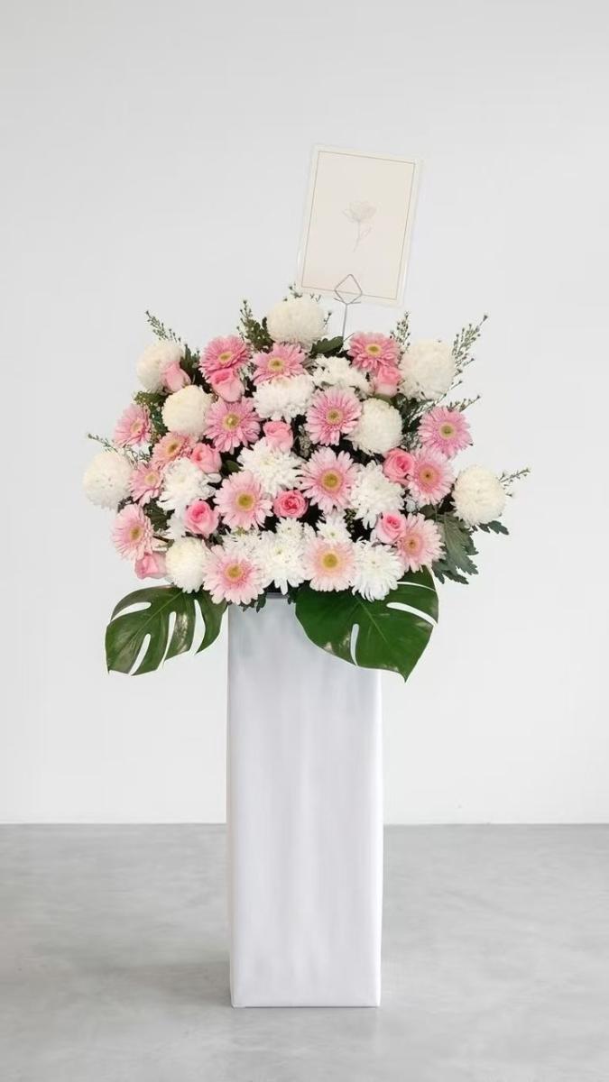 Serene Condolence Flower Stand Series