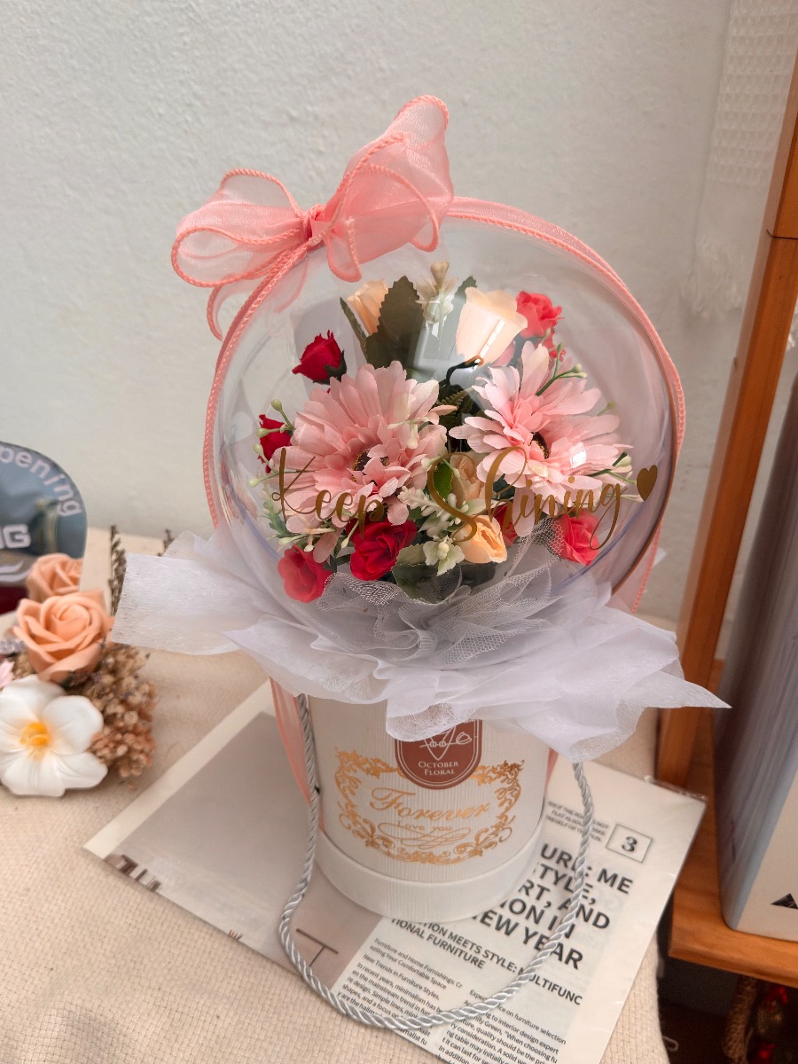 Pink Serenade Acrylic ball box – photo 2