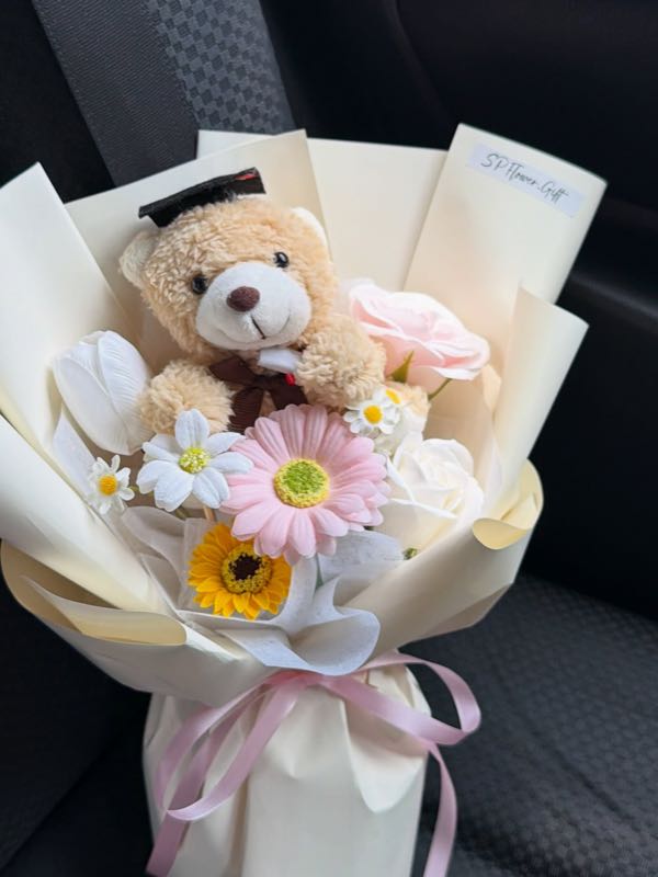 Sunshine Graduation Doll Bouquet