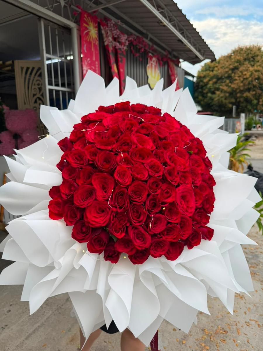 99 PCS FRESH ROSE – photo 2