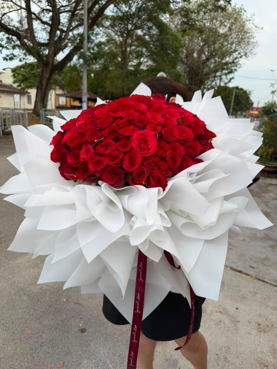 99 PCS FRESH ROSE – photo 3