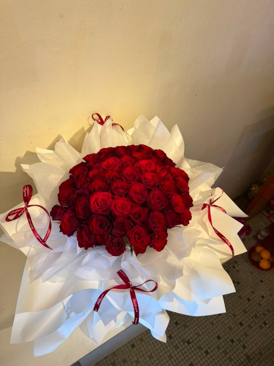 66PCS RED ROSE – photo 2