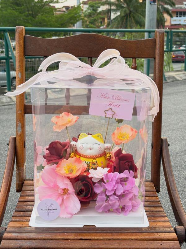 Red & Pink Grand Opening Flower Box