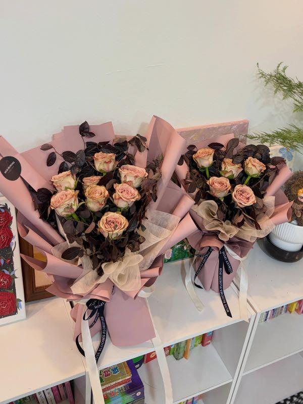 Cappuccino Rose Bouquet