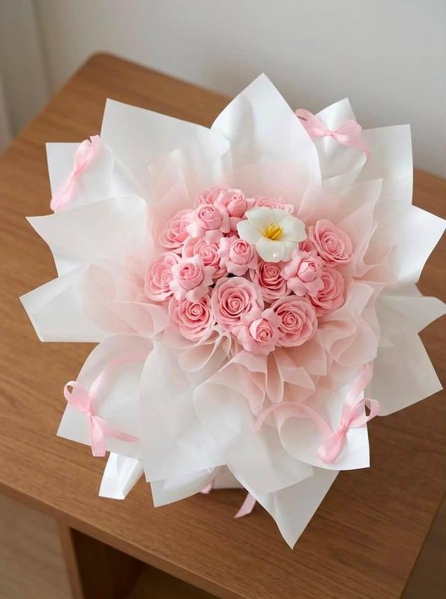 Dreamy Pink & White Bouquet